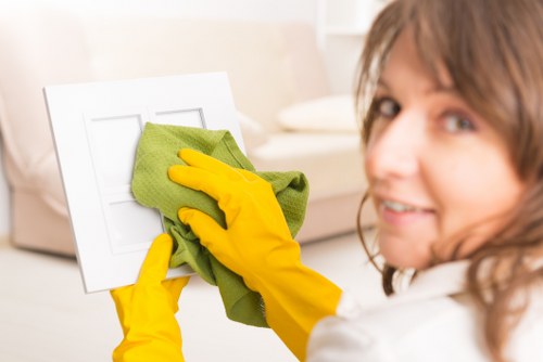 Clean curtains improving a Wanstead property interior